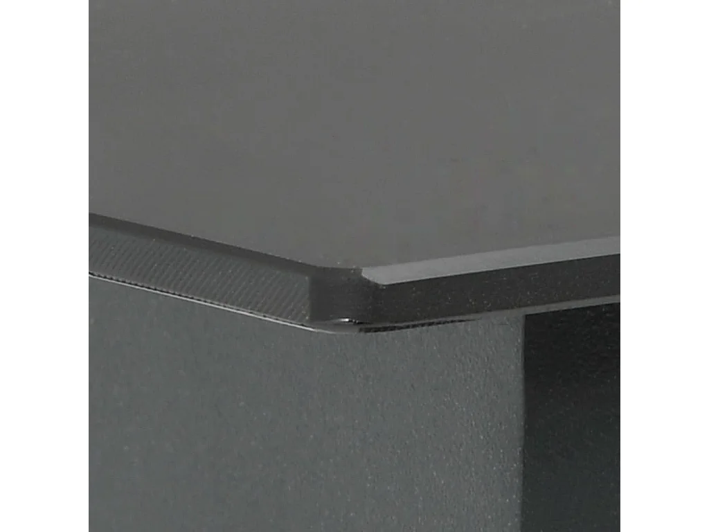 Bjornir  Ensemble à manger de jardin 5 pcs PVC résine tressée noir