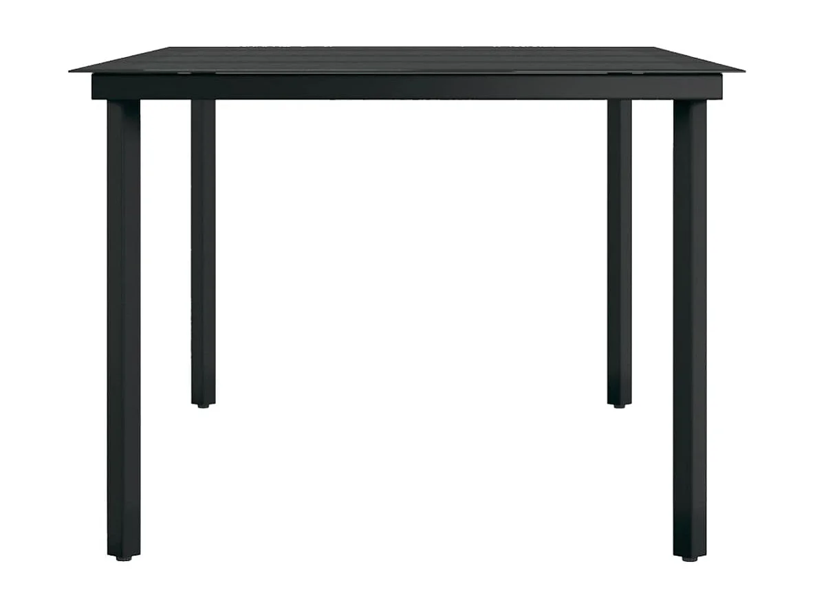 Batur  Ensemble à manger de jardin avec coussins 9 pcs Gris