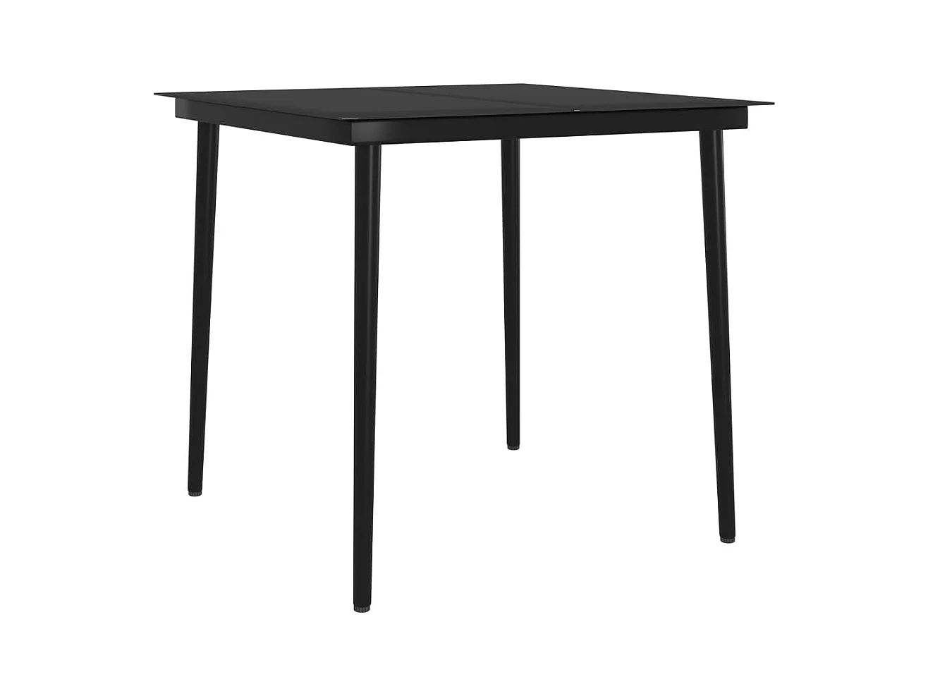 Cesarino  3-delige Tuinset met kussens zwart