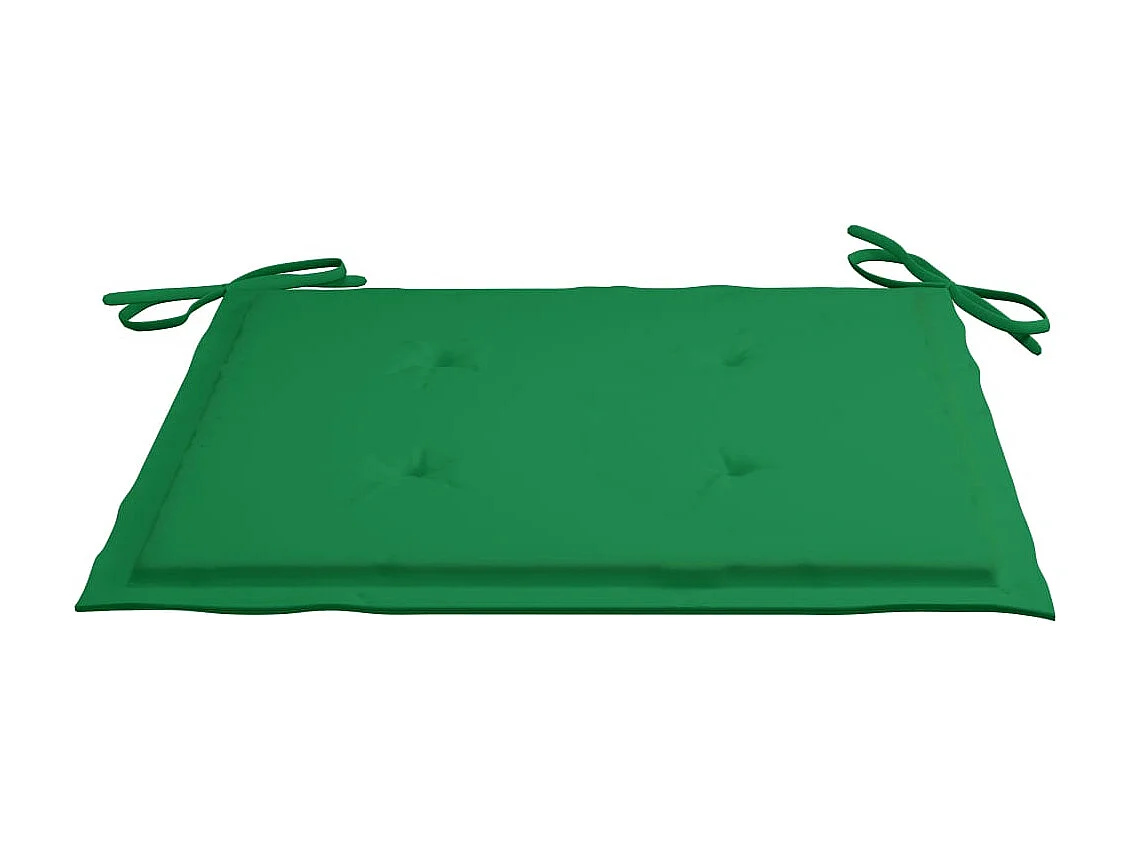 Prolenta Premium -  Ensemble à manger d'extérieur pliable avec coussin 3 pcs Teck