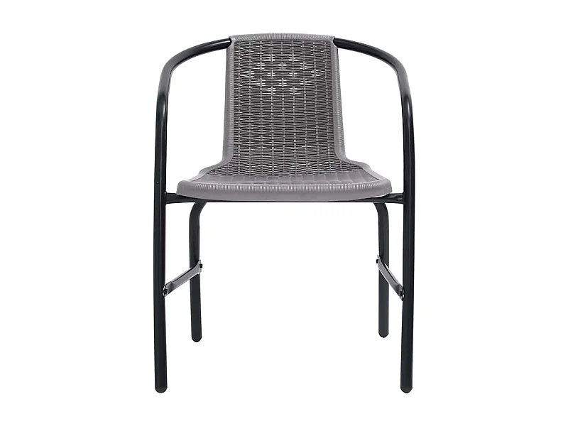 Thomian  Set comedor de jardín 9 pzas con cojines ratán sintético beige