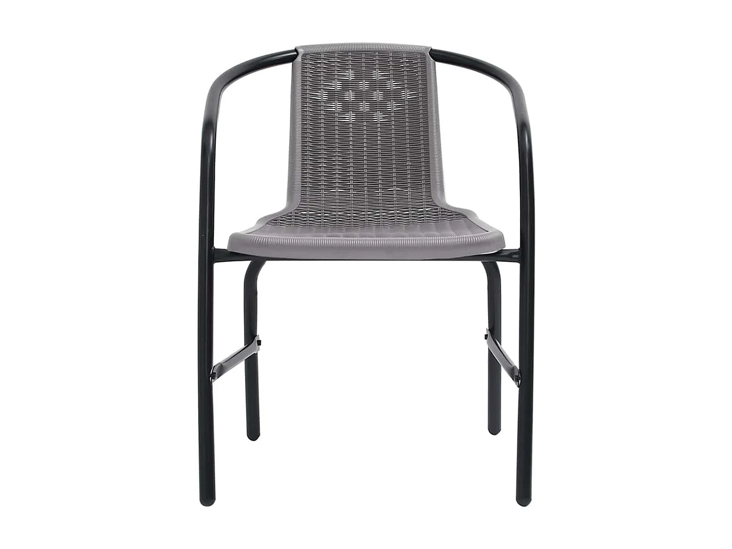 Thomian  Ensemble à manger de jardin et coussins 9 pcs beige Poly rotin