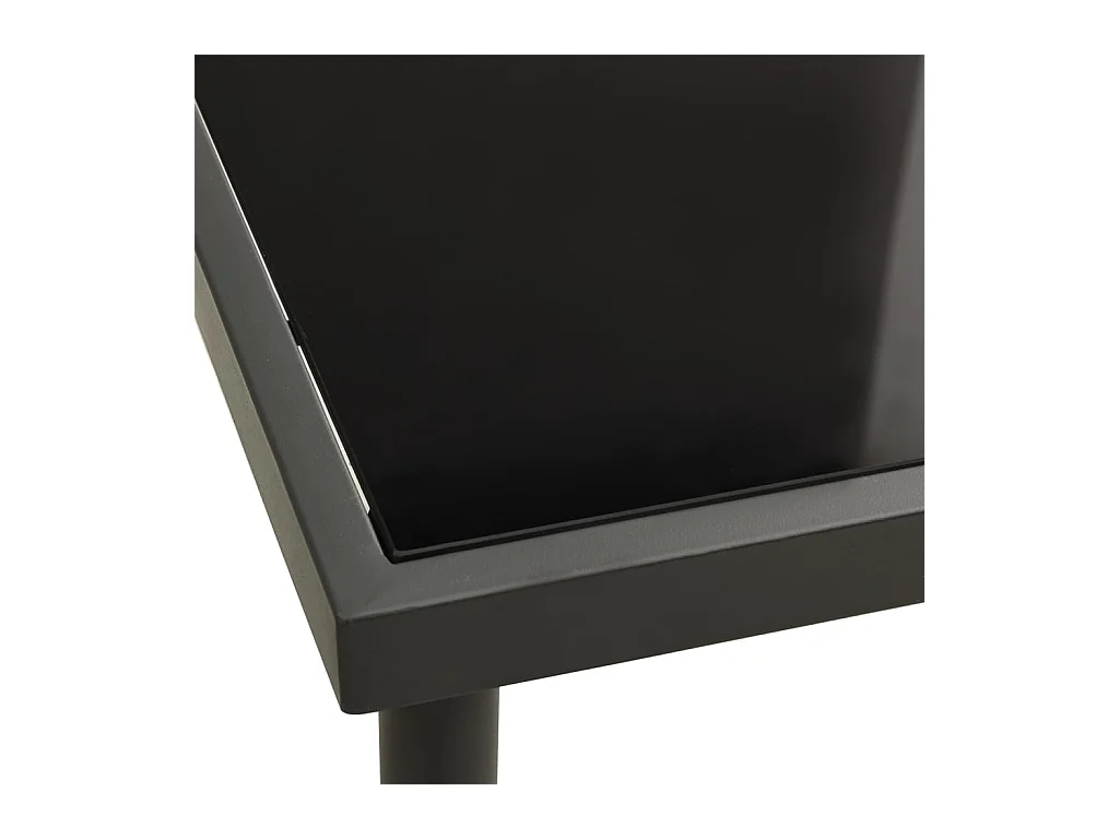 Marie-Laetitia  Ensemble à manger d'extérieur 3 pcs Acier