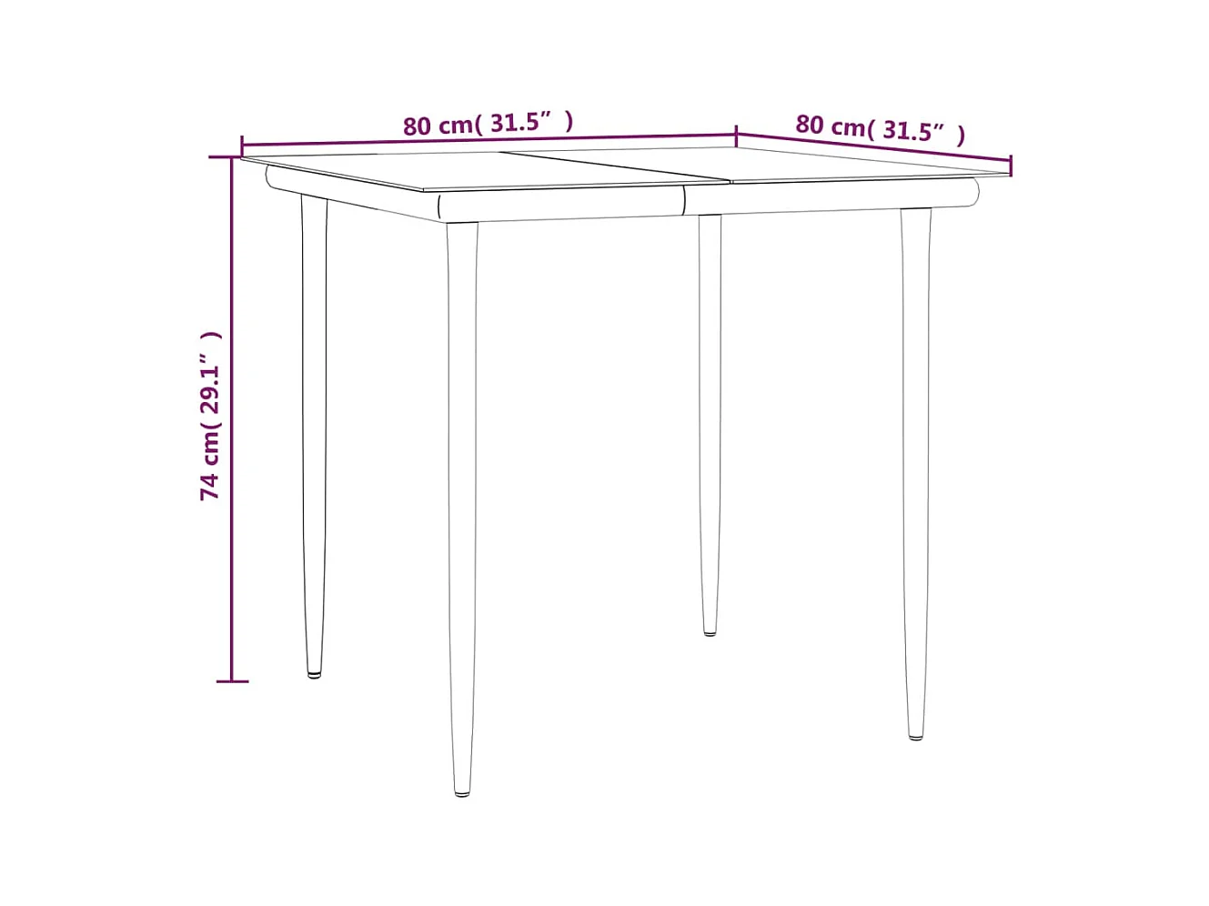 Chelan  Ensemble à manger de jardin coussins 5 pcs noir et gris