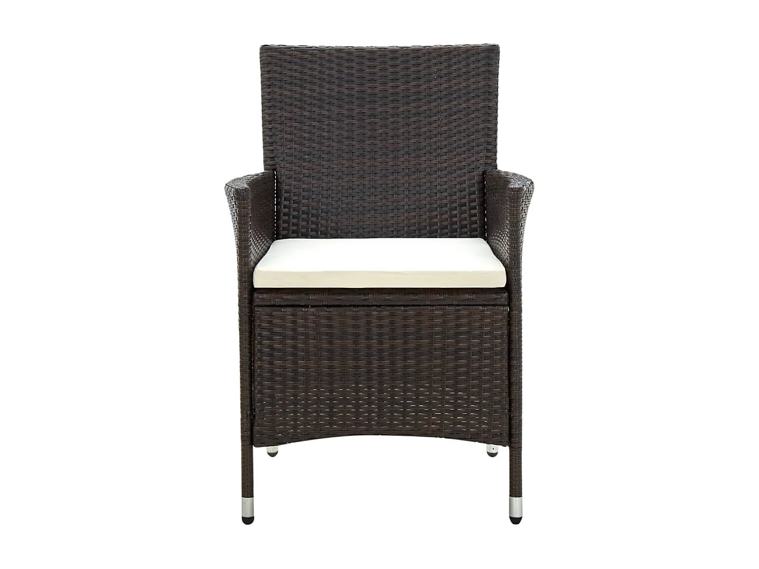 Prolenta Premium -  Ensemble à manger d'extérieur 5pcs avec coussins Résine tressée