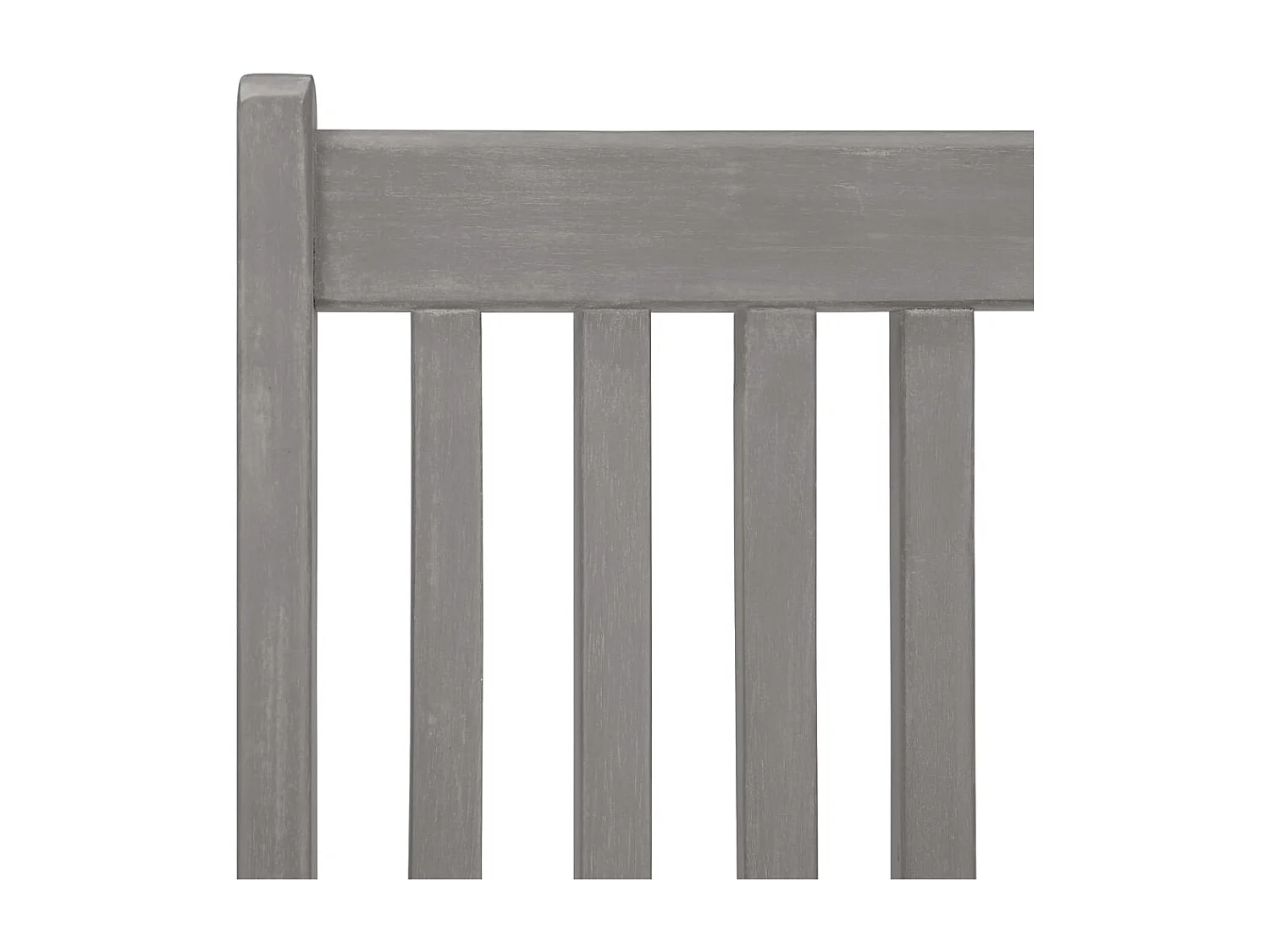 Dylrik  Ensemble de salle à manger de jardin 5 pièces (150-200) x 100 cm en bois d'acacia massif gris