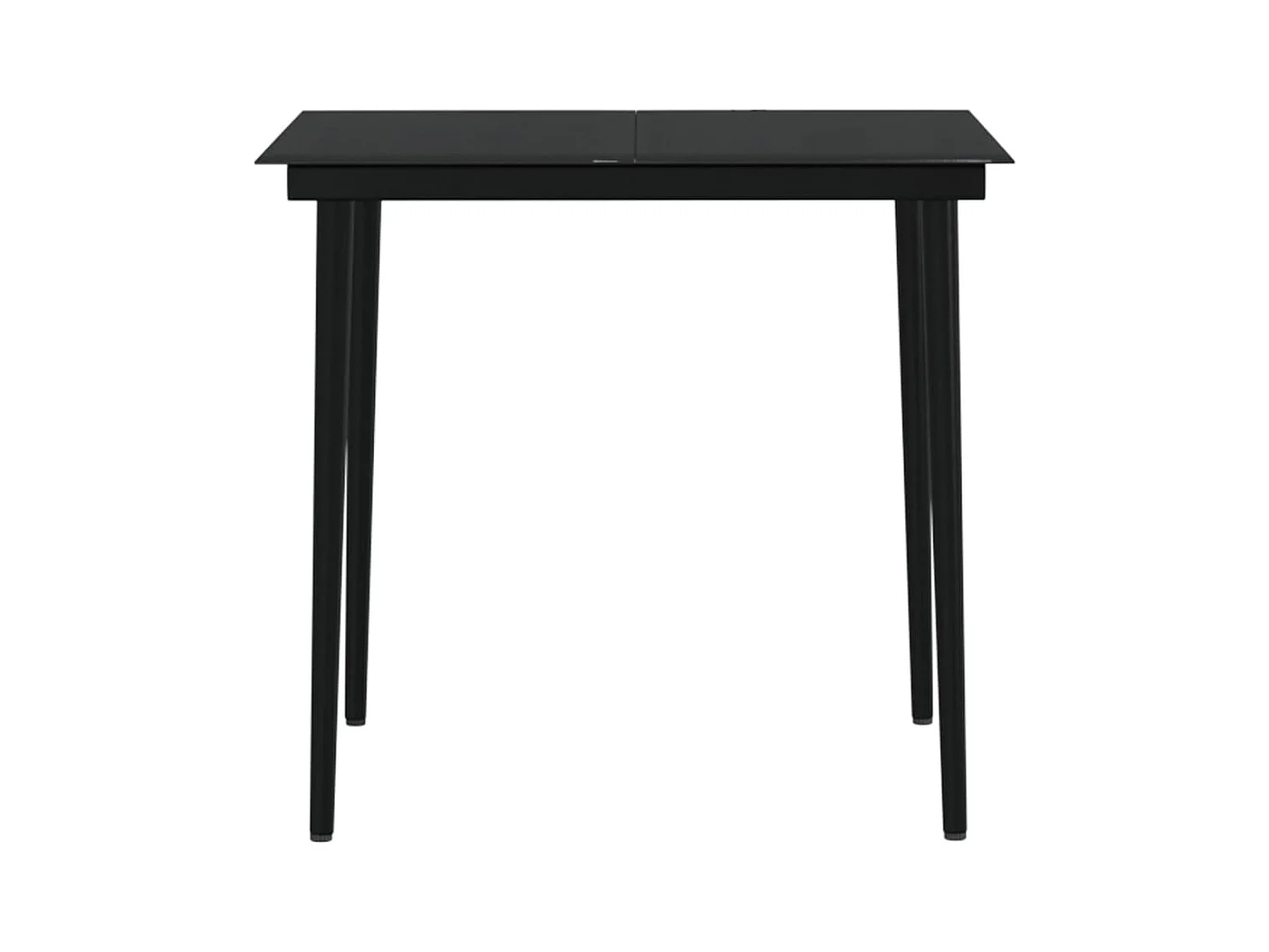 Coole  Ensemble à manger de jardin et coussins 5 pcs Marron