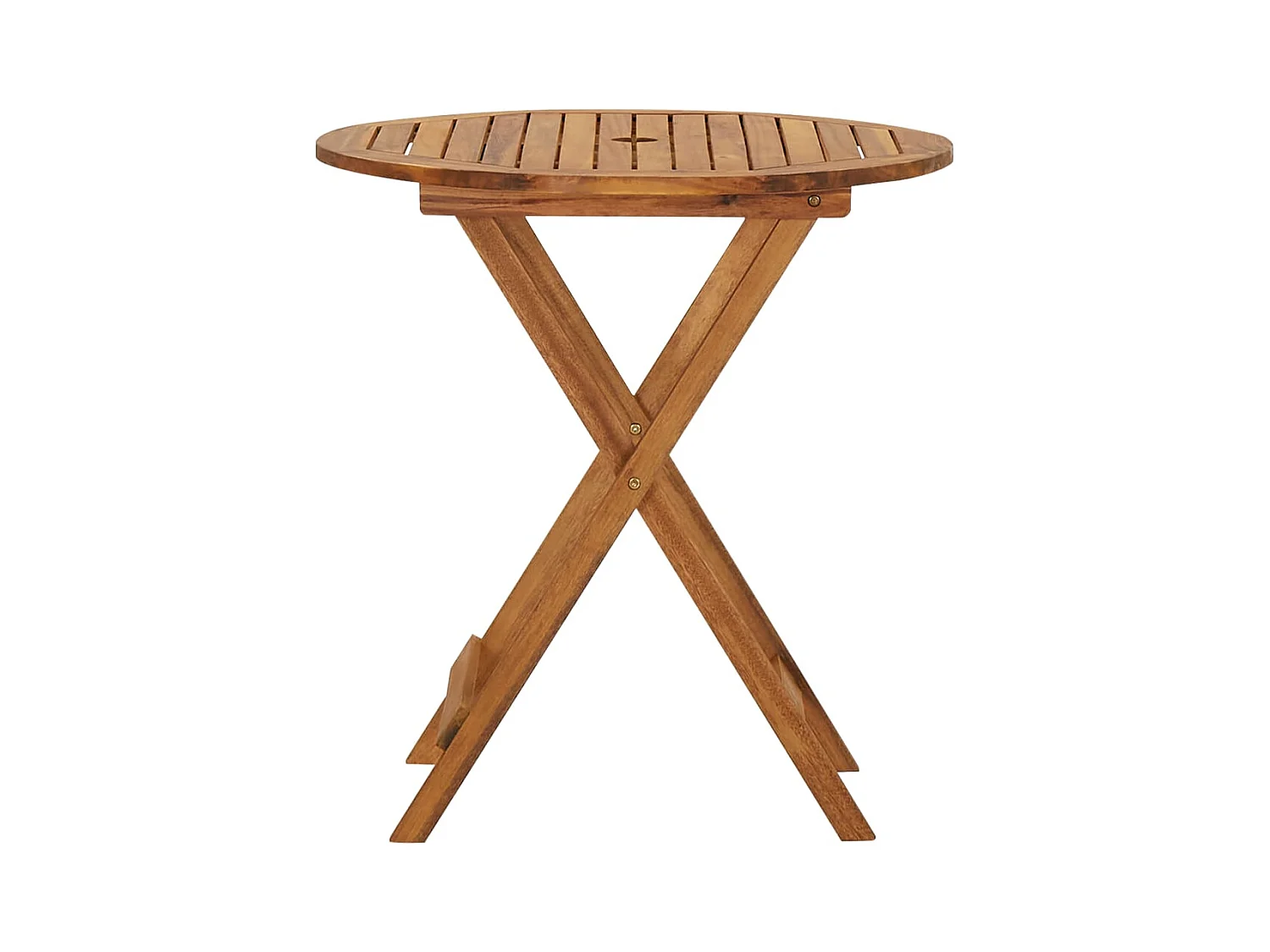 Aghaboe  Comedor de jardín plegable 3 piezas madera maciza de acacia