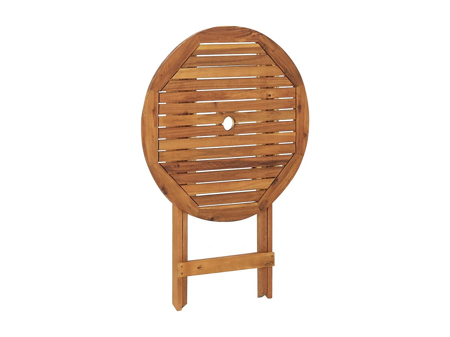 Aghaboe  Ensemble à manger de jardin pliable 3 pcs Bois d'acacia solide