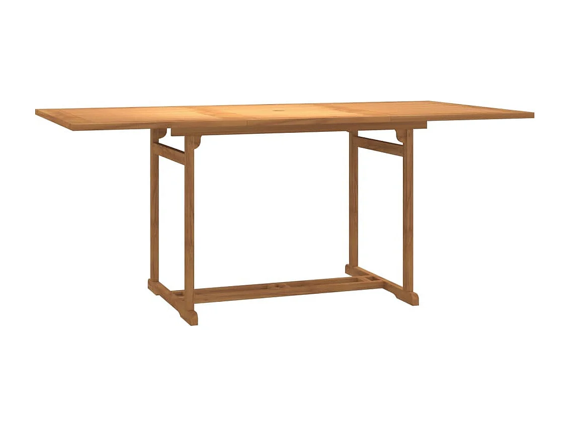 Talvin  Ensemble à manger de jardin 9 pcs Bois de teck solide