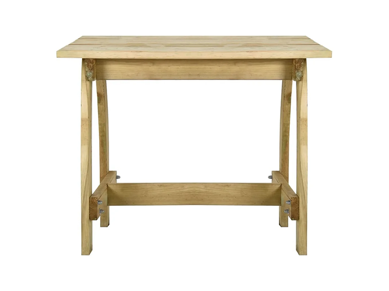 Miriam-Marie  Ensemble à manger de jardin 5 pcs Bois de pin imprégné