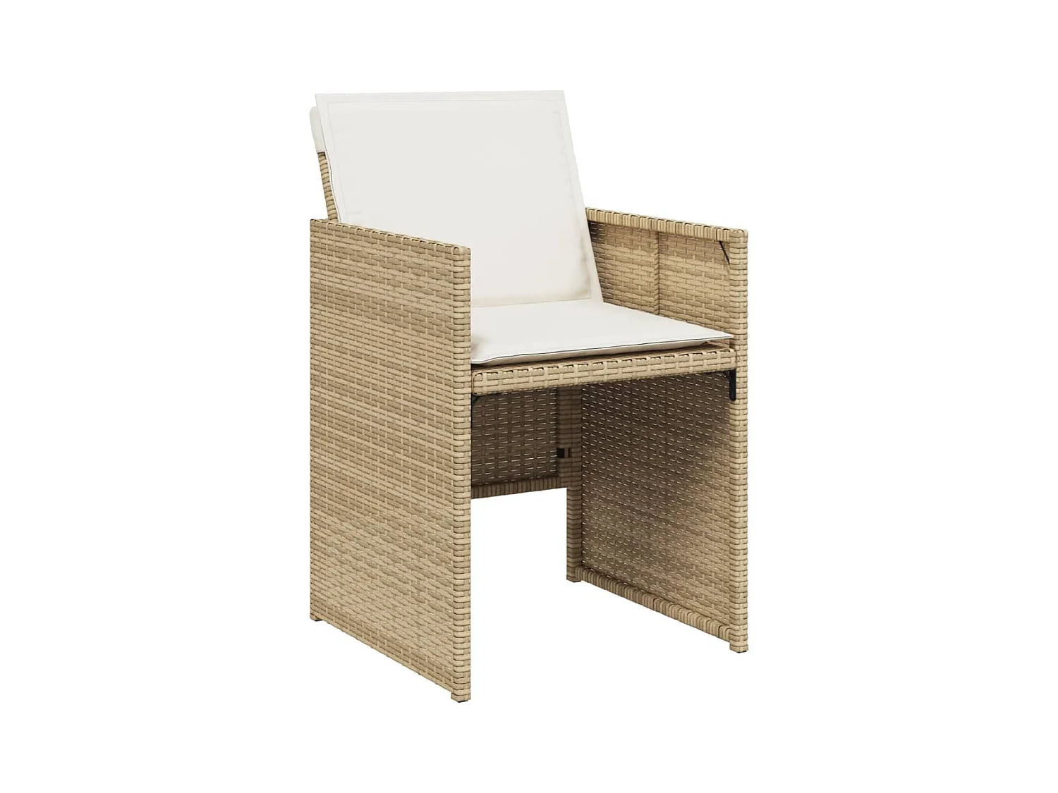 Bonno  11-delige Tuinset met kussens poly rattan beige