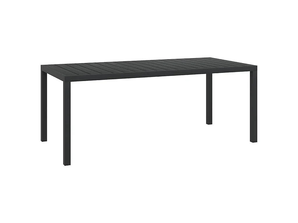 Kelly  Juego muebles jardín 7 pzas con cojines ratán sintético gris