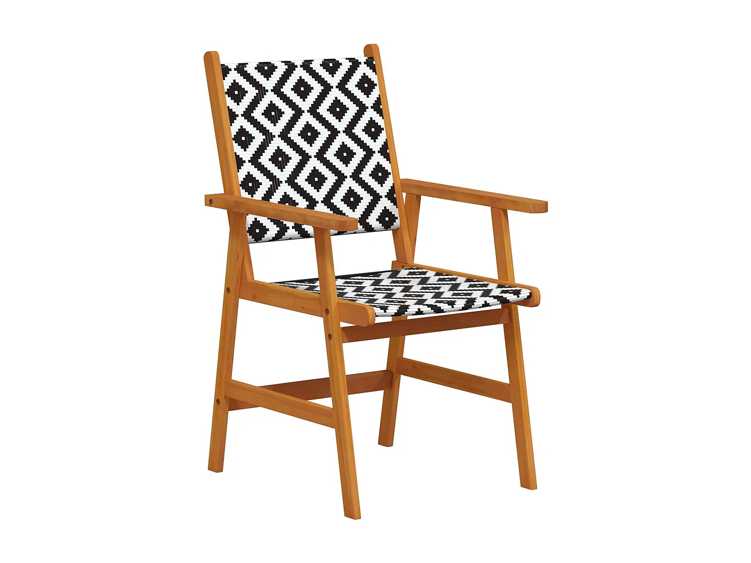 Lillestrøm  Ensemble à manger de jardin 5 pcs Bois d'acacia solide