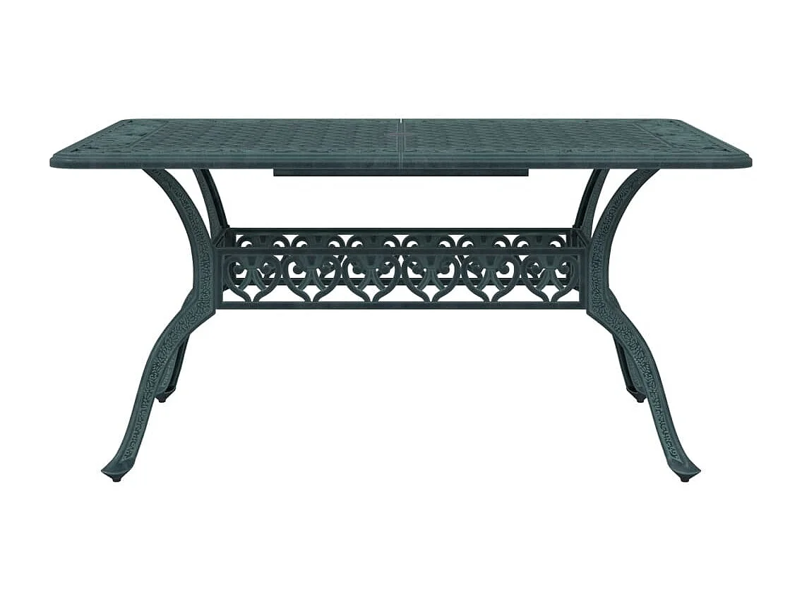 Prolenta Premium -  Ensemble à manger de jardin 5 pcs vert aluminium coulé