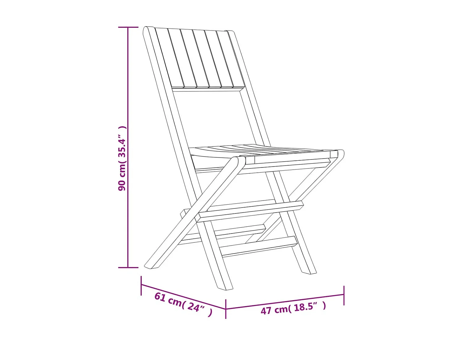 Zeki  Ensemble à manger de jardin 5 pcs Bois de teck massif