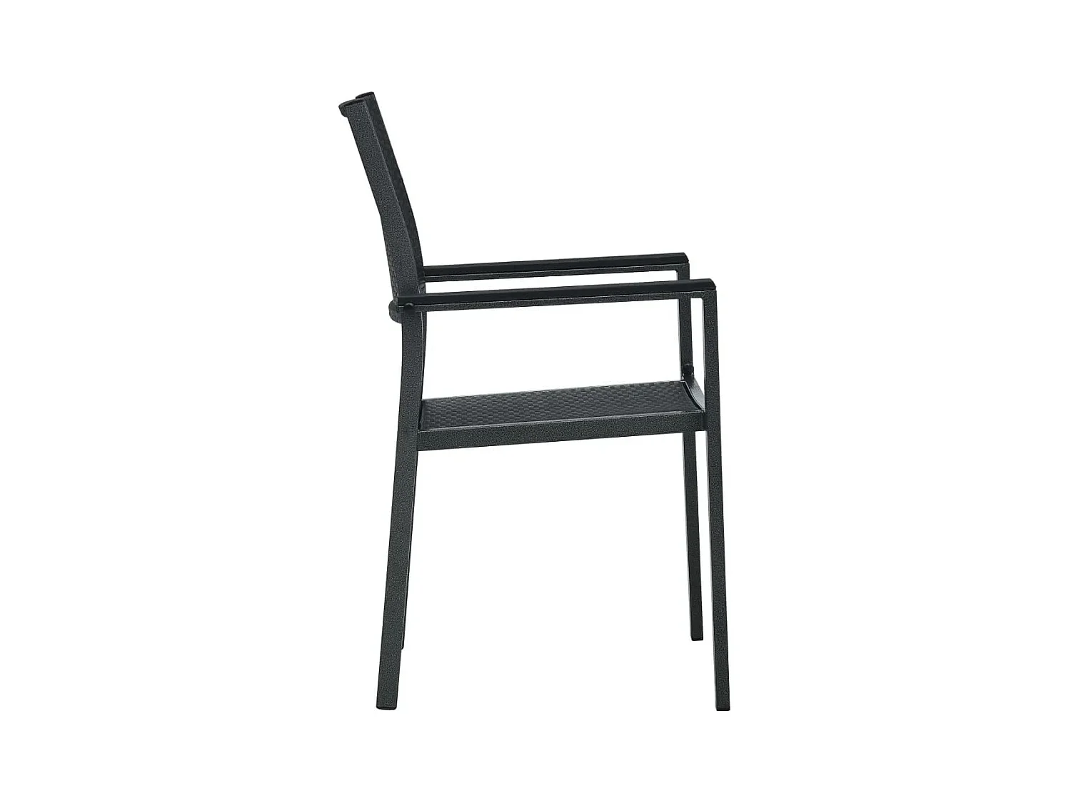 Vejby  Ensemble à manger de jardin 3 pcs Noir