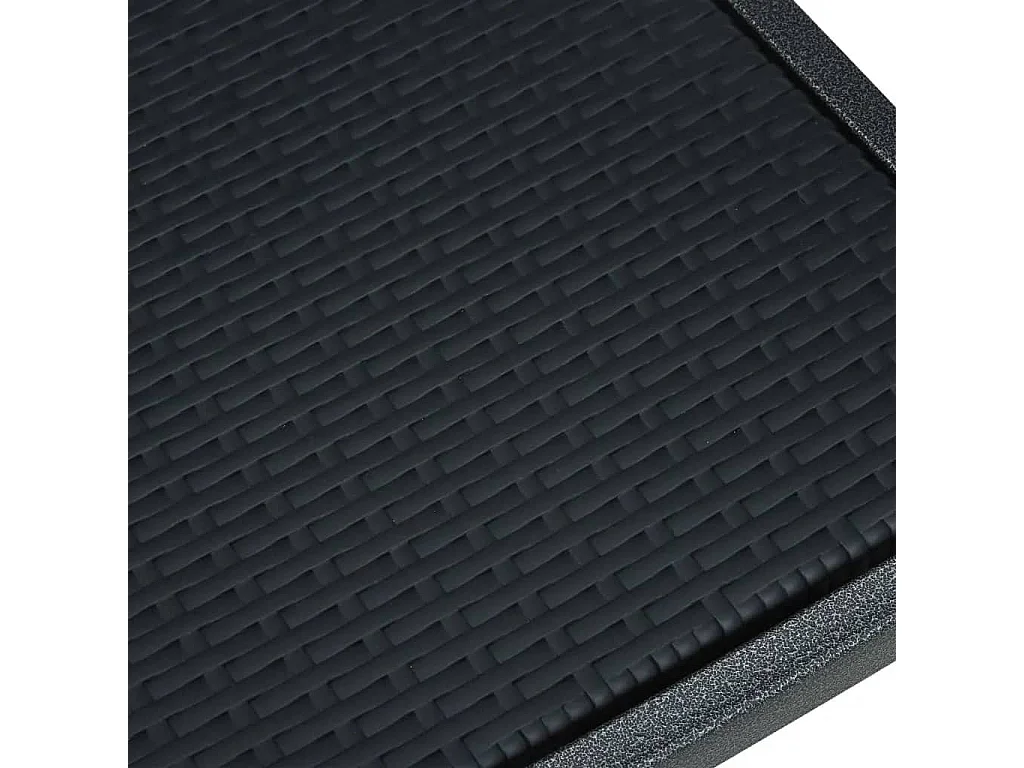 Vejby  Ensemble à manger de jardin 3 pcs Noir