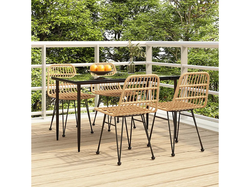 Eden Prairie  5-delige Tuinset poly rattan