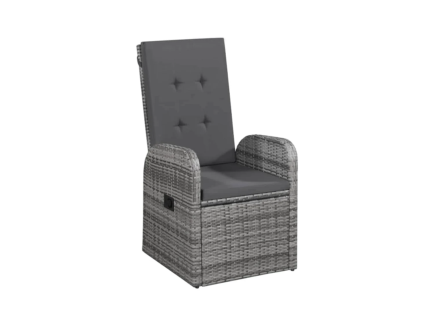 Grimfast  Ensemble à manger de jardin avec coussins 9 pcs Gris