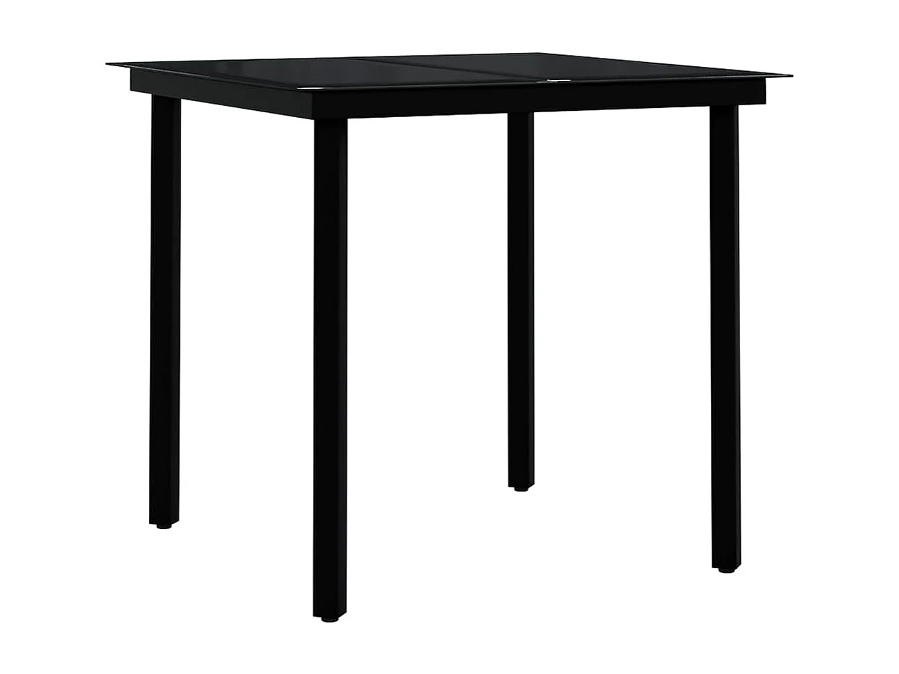 Stoughton  Ensemble à manger de jardin 3 pcs Gris et noir