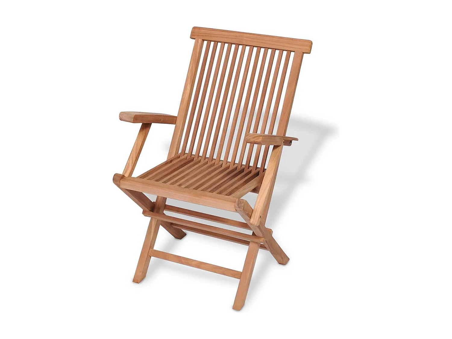 Garden Furniture -  Ensemble à manger de jardin 5 pcs Bois de teck massif