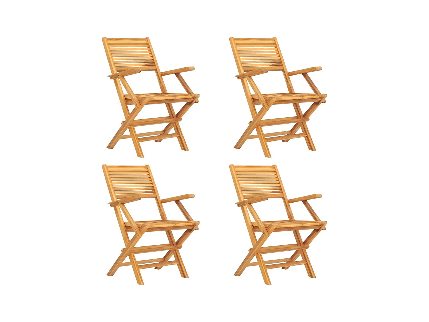 Corato  Ensemble à manger de jardin 5 pcs Bois de teck massif
