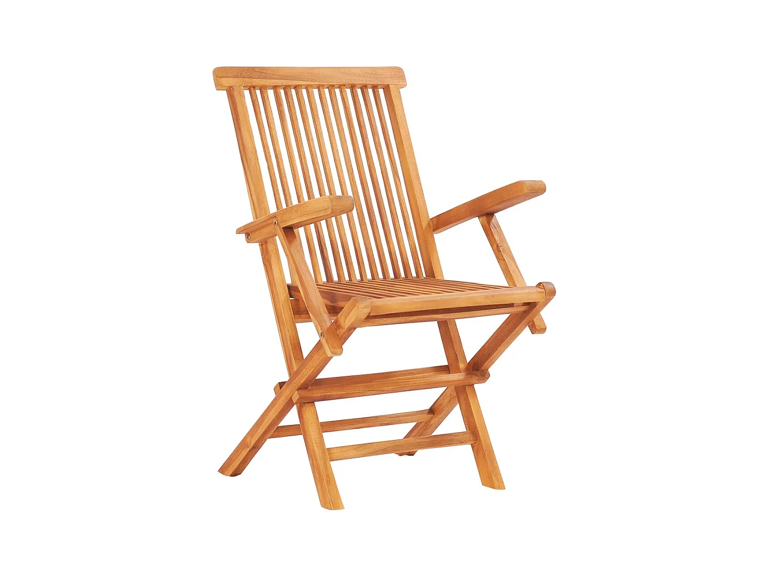 Garden Furniture -  Ensemble à manger d'extérieur pliable 7 pcs Bois solide de teck