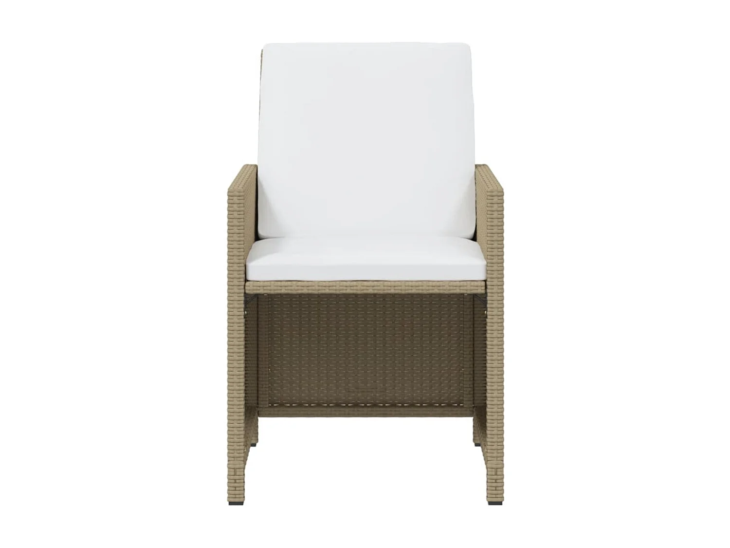 Hugo  11-delige Tuinset met kussens poly rattan beige