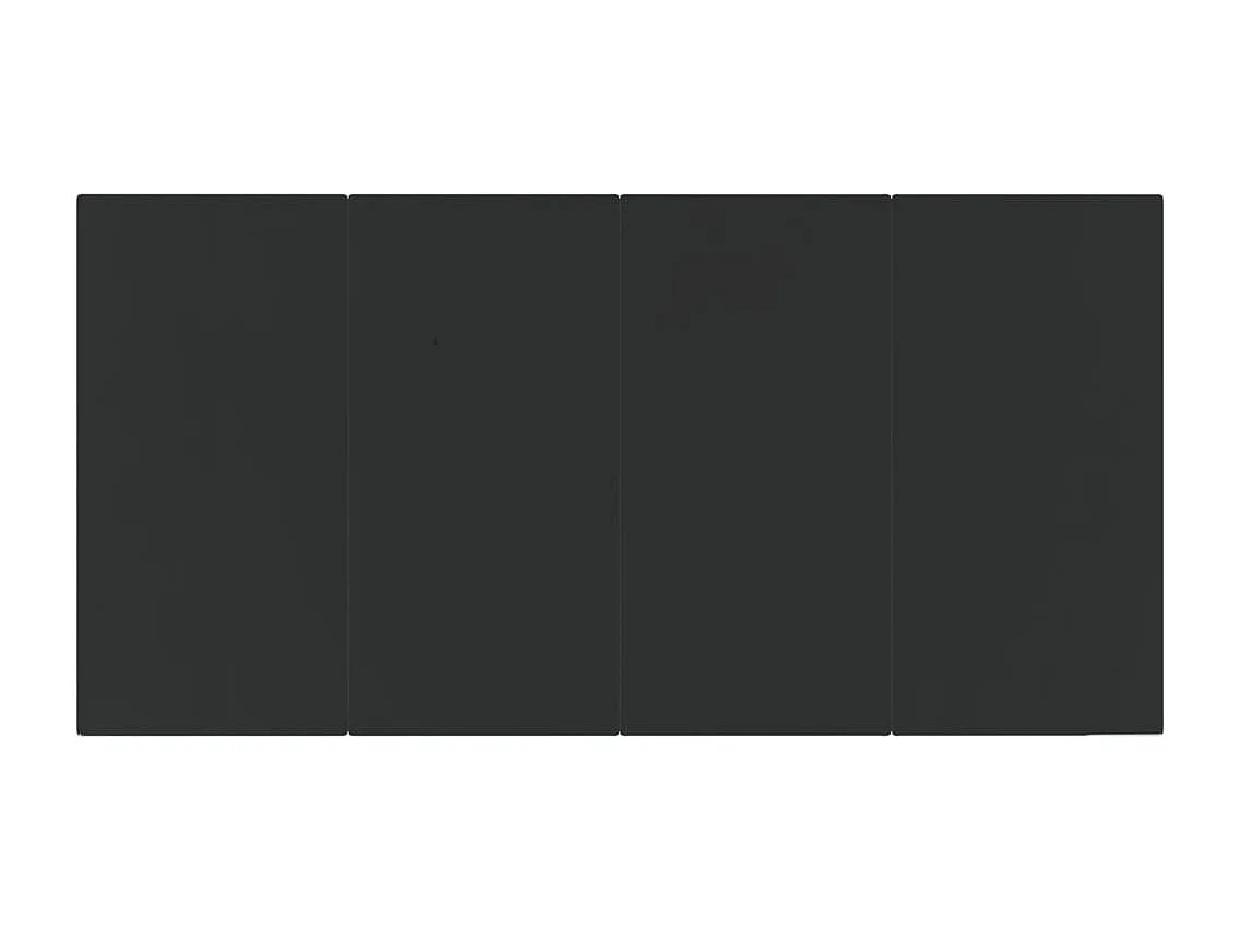 Francisca  9-delige Tuinset poly rattan zwart