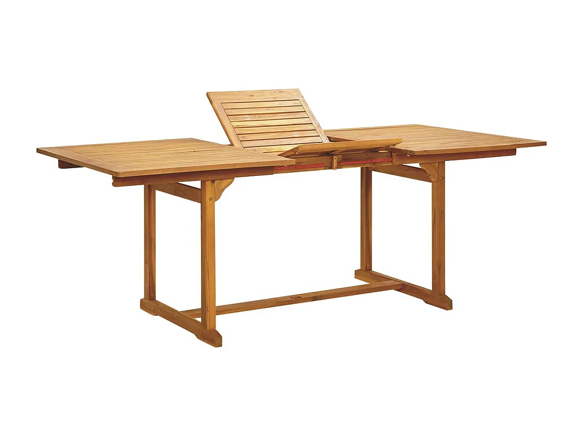 Grilda  Ensemble à manger de jardin 7 pcs gris rotin et bois massif