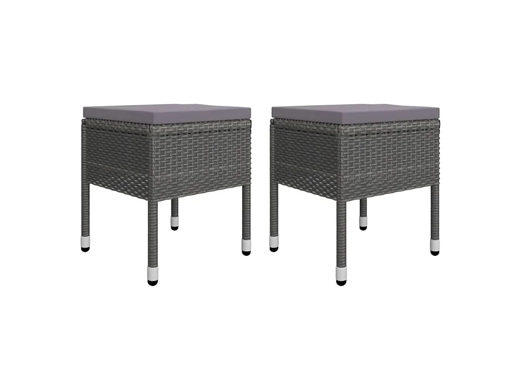 Saluzzo  Juego de comedor de jardín de 5 piezas gris