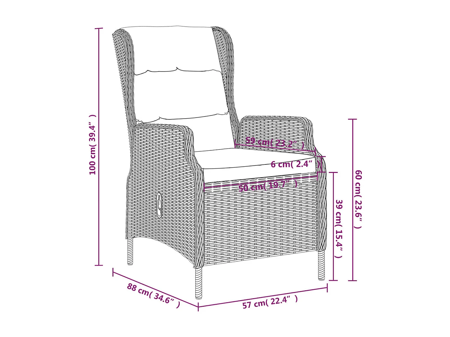 Mayra  Ensemble à manger de jardin 9 pcs Gris foncé