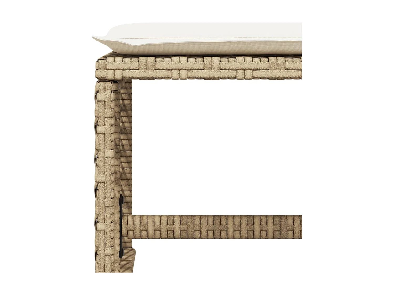 Lubbeek  13-delige Tuinset met kussens poly rattan beige