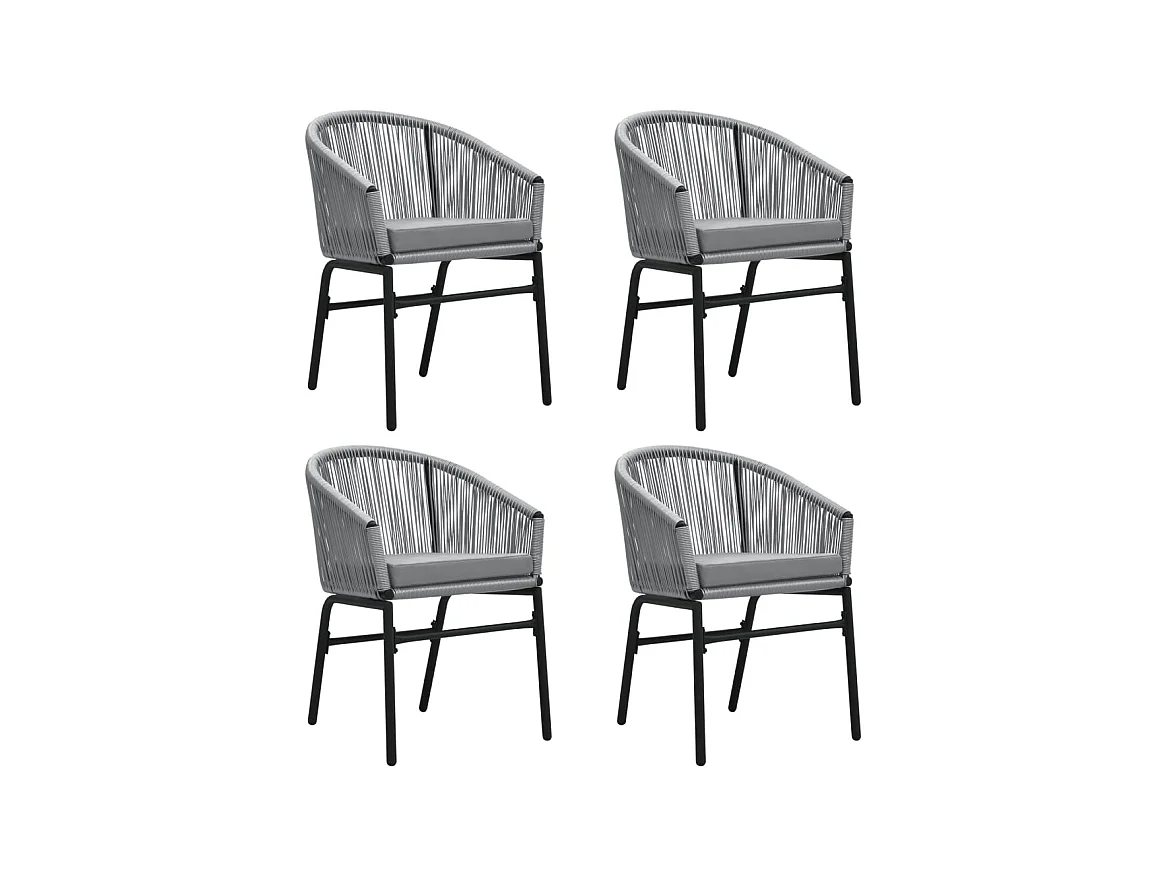 Belric  5-delige Tuinset grijs