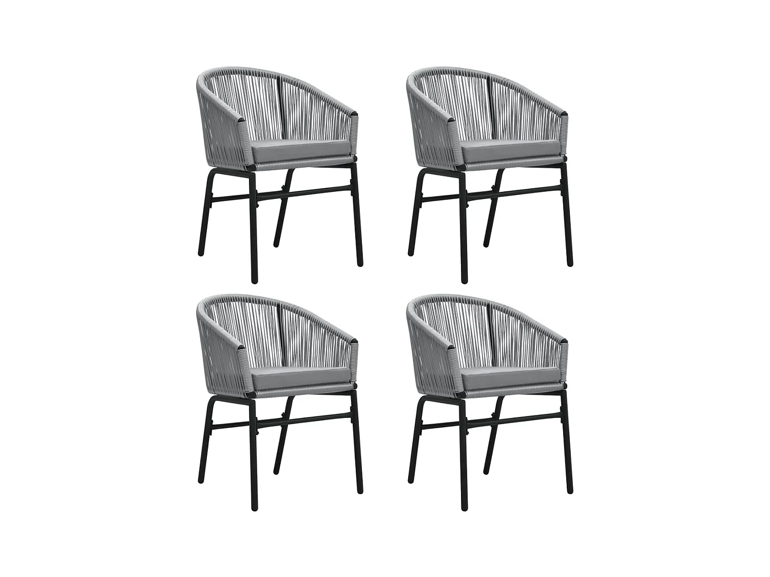 Belric  5-delige Tuinset grijs