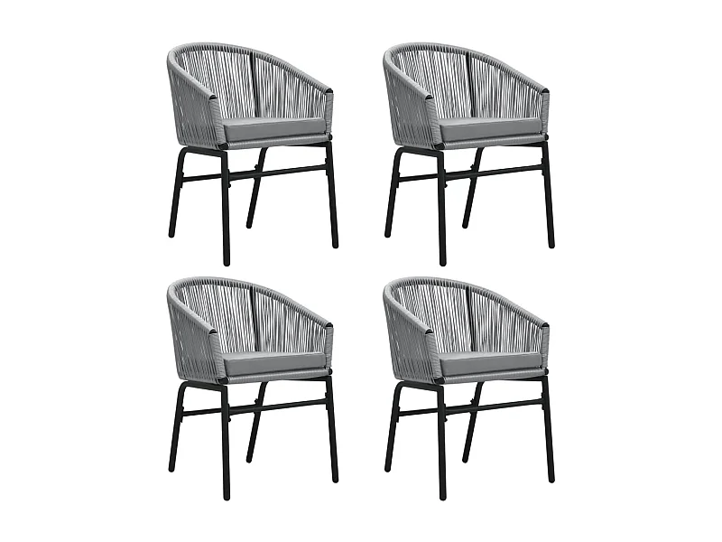 Belric  5-delige Tuinset grijs