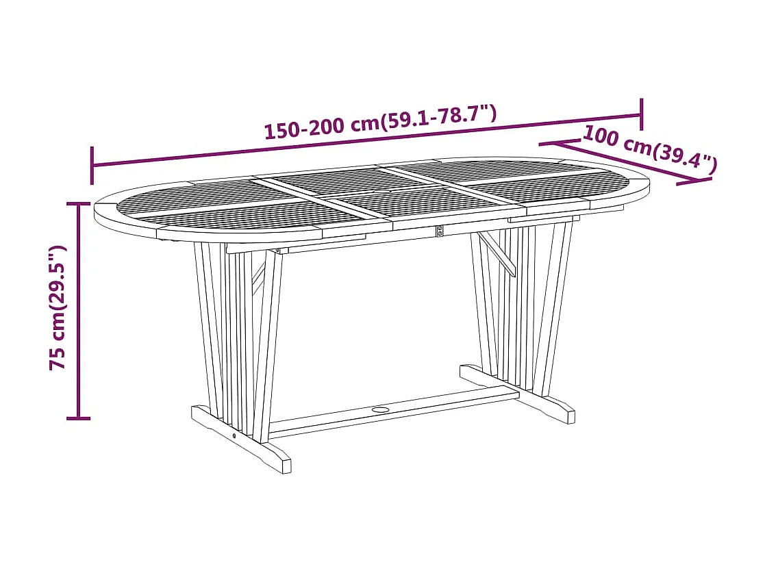 Tjalja  Juego de comedor para jardín 7 pzas madera maciza de eucalipto