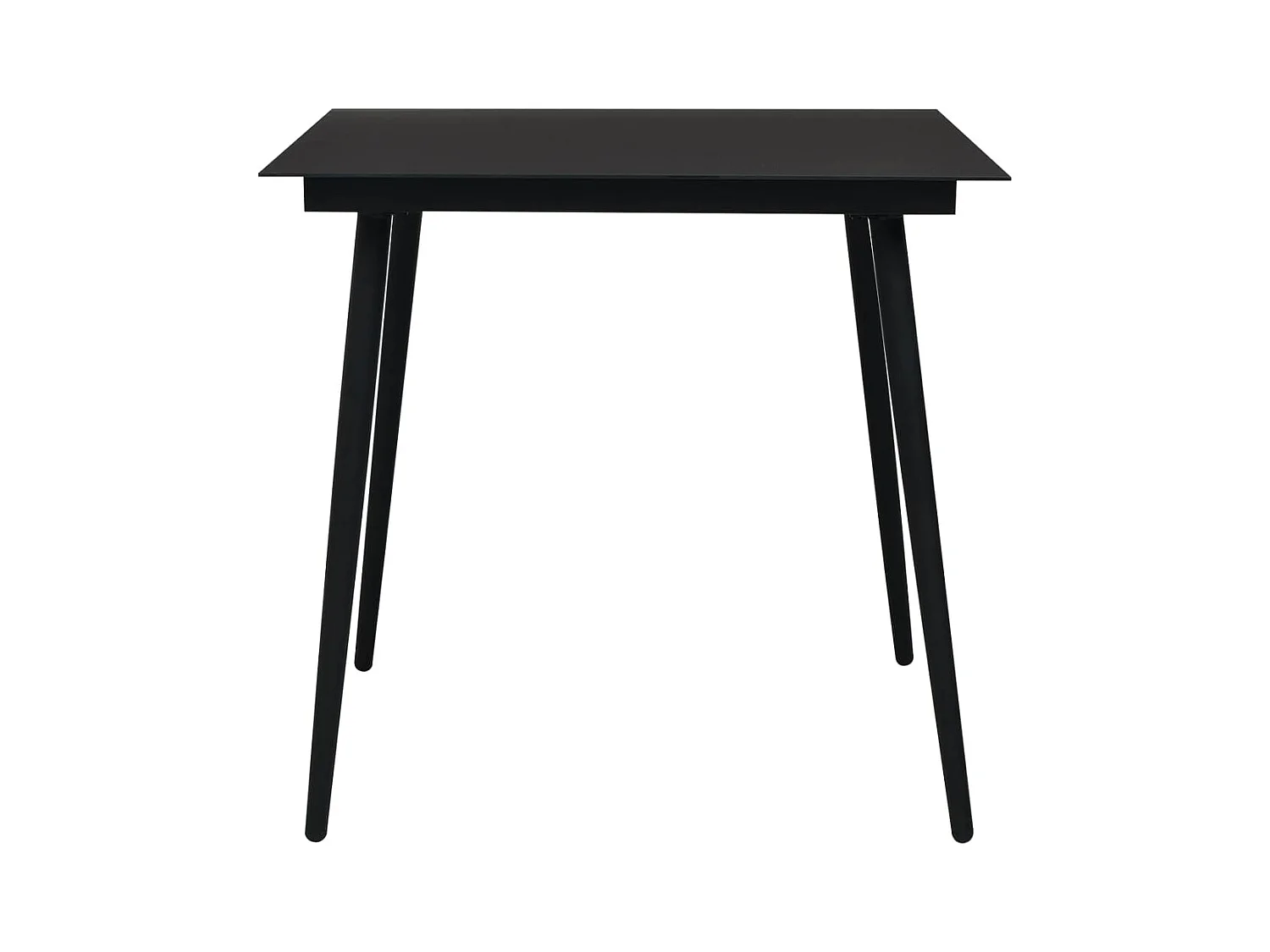 Ralvir  3-delige Tuinset PVC-rattan zwart