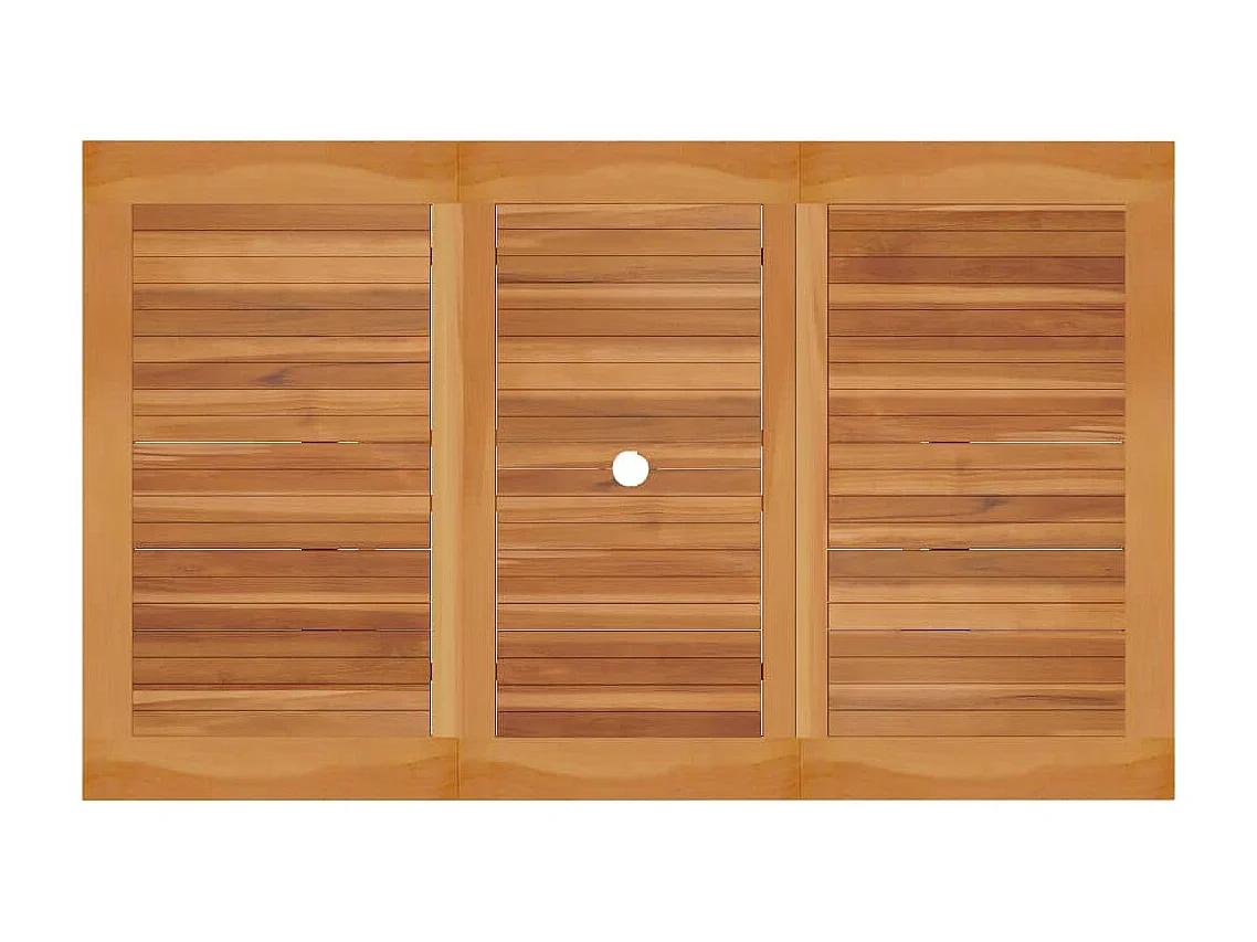 Villenave-d'Ornon  Ensemble à manger de jardin 5 pcs Bois de teck massif