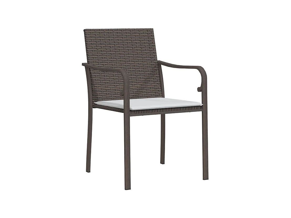 Leonie  3-delige Tuinset met kussens poly rattan en staal