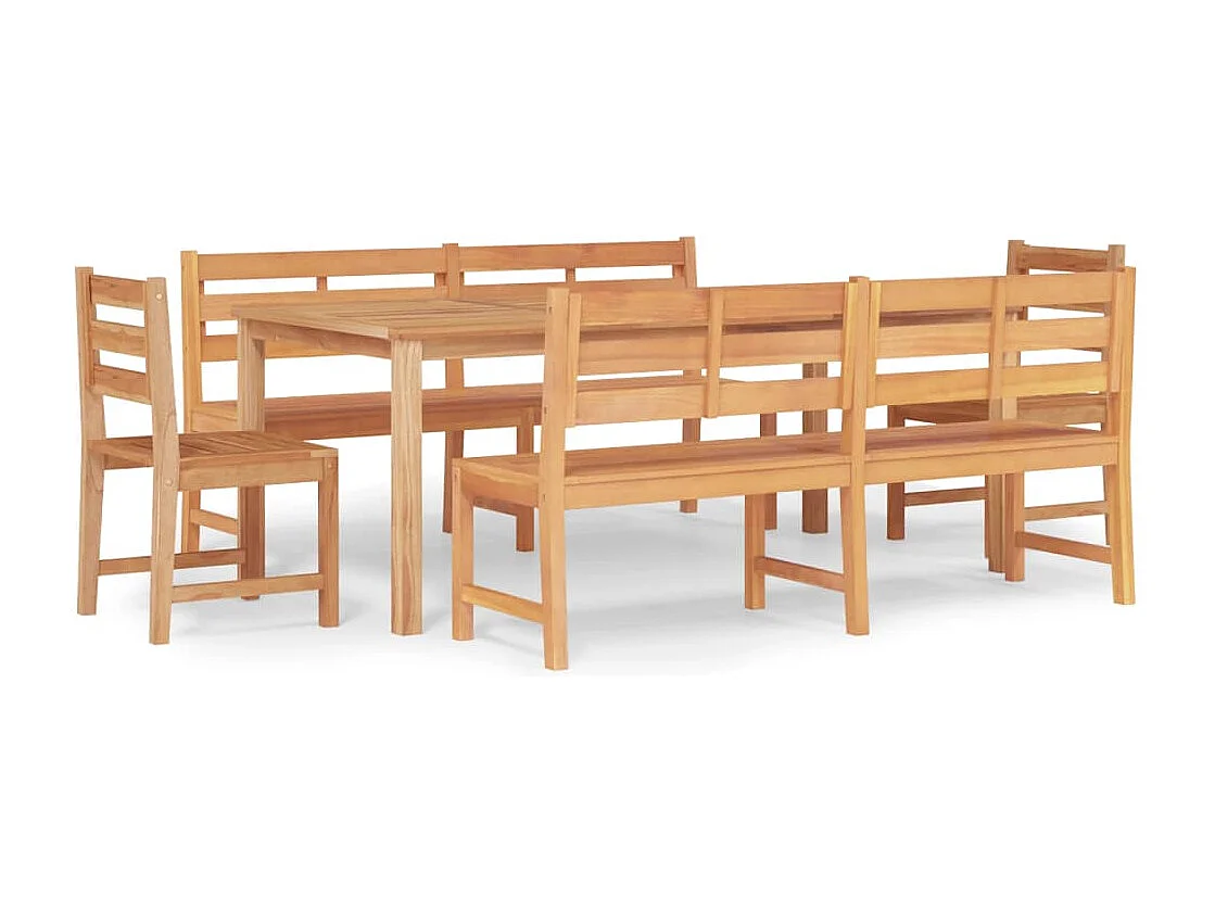 Prolenta Premium -  5-delige Tuinset massief teakhout