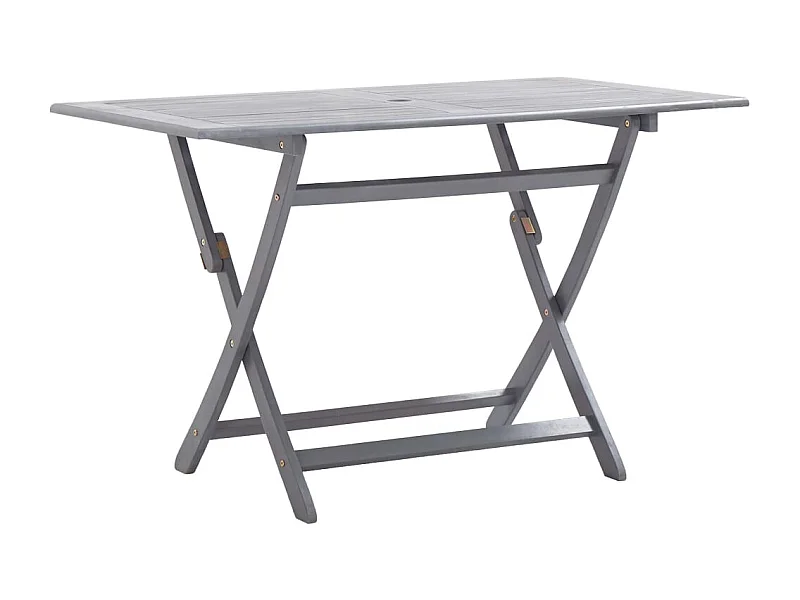 Warrington  Ensemble à manger de jardin 7 pcs Bois d'acacia massif Gris