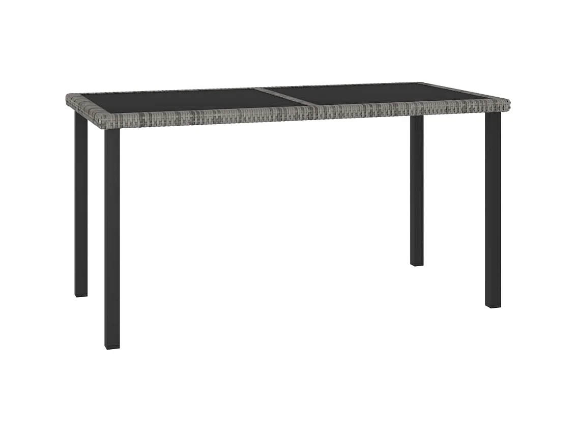 Glenn Samuel  5-delige Tuinset poly rattan grijs