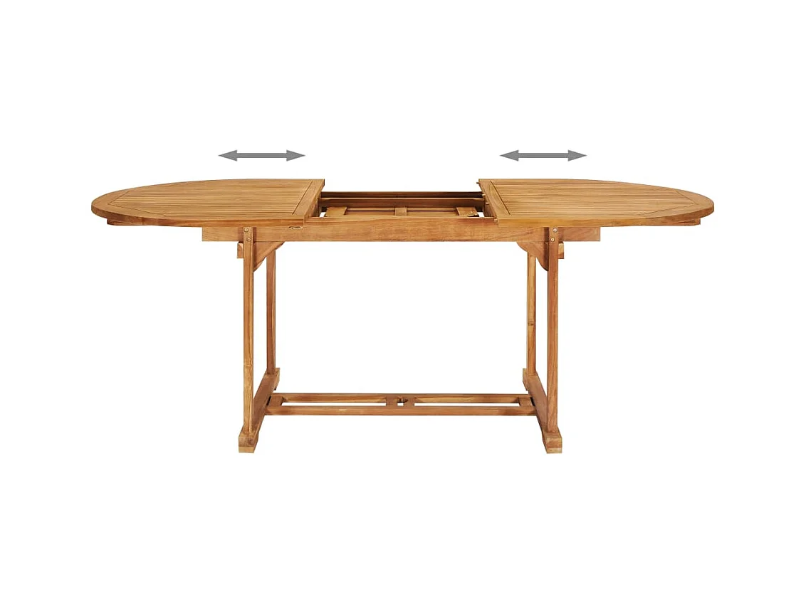 Ray Alan  Ensemble à manger de jardin 7 pcs Bois de teck massif