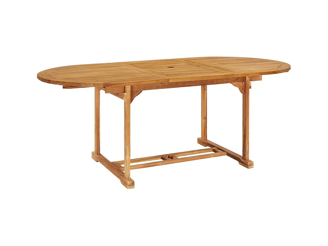 Ray Alan  Ensemble à manger de jardin 7 pcs Bois de teck massif