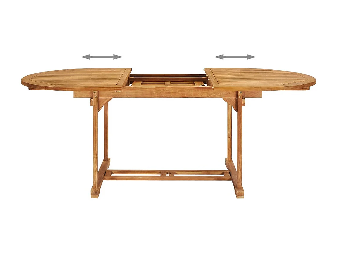 Ray Alan  Ensemble à manger de jardin 7 pcs Bois de teck massif