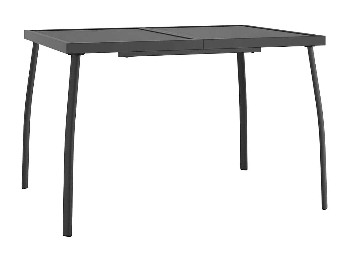 Booneville  Ensemble à manger de jardin 5 pcs anthracite acier