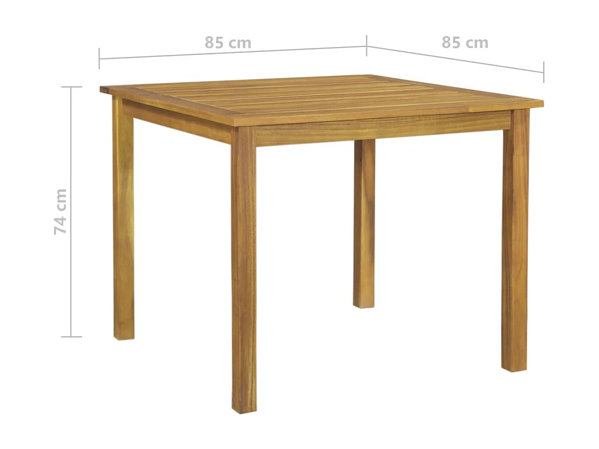 Sophie-Sabine-Marie  Ensemble à manger de jardin 5 pcs Noir