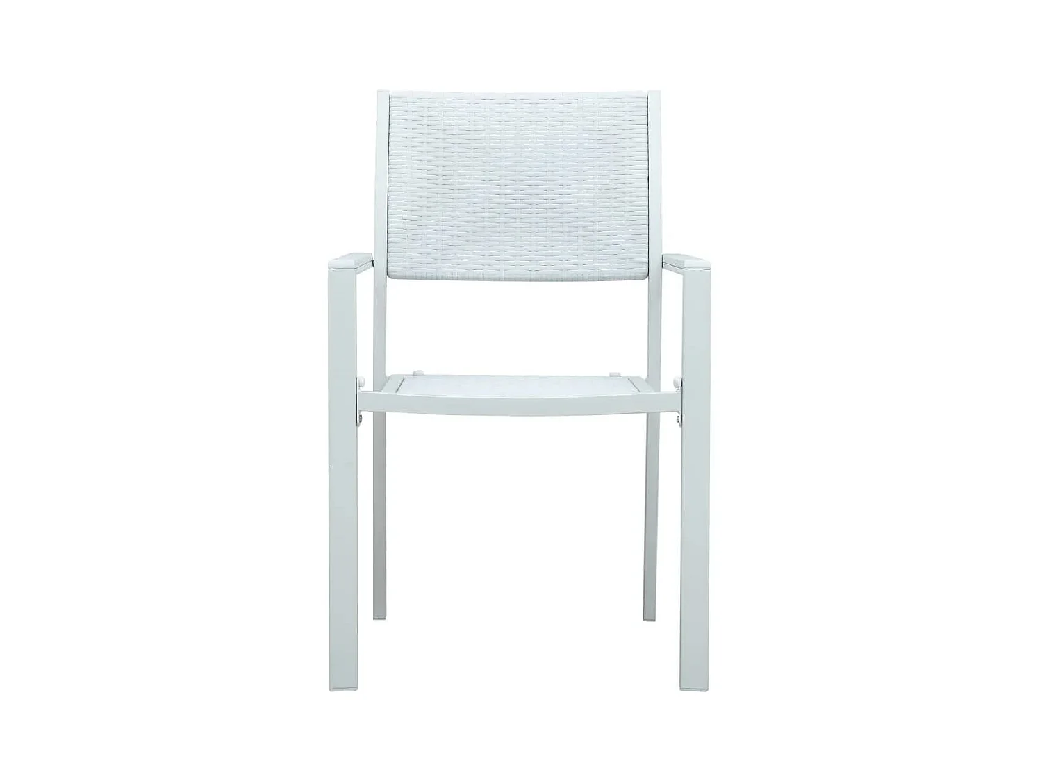 Ullira  Ensemble à manger de jardin 5 pcs Blanc